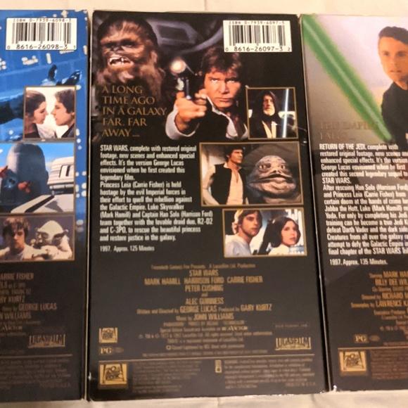 Star Wars Trilogy Special Edition VHS tapes - Picture 14 of 15